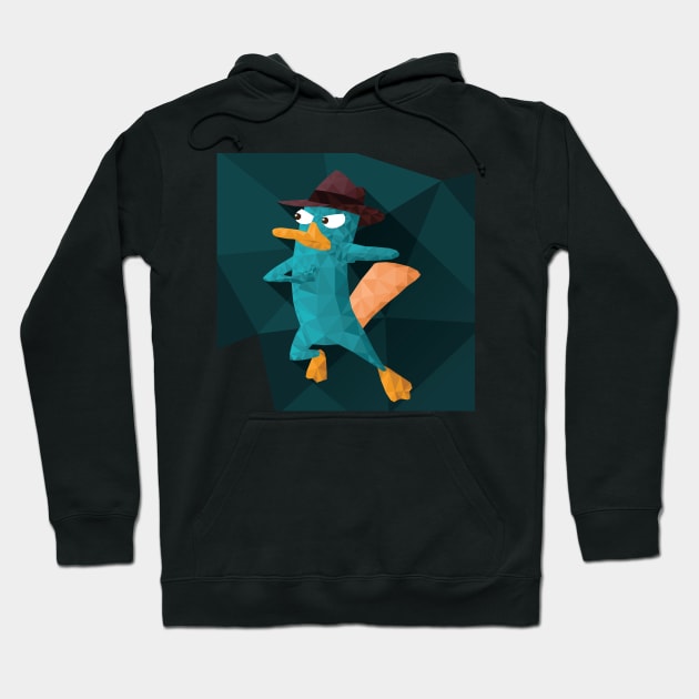 Perry the Geopuss Hoodie by polliadesign